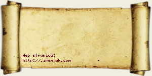 Mia Ninković vizit kartica